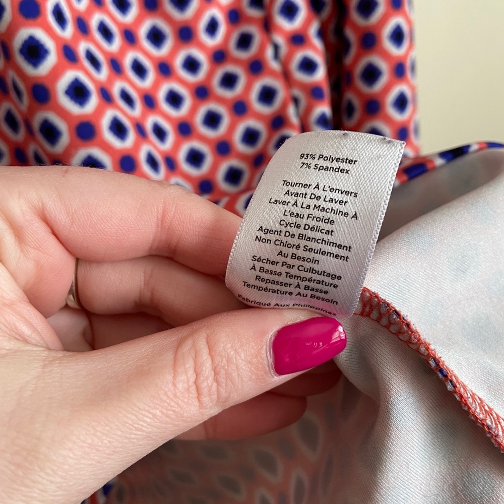 Talbots Patterned Top - image 4